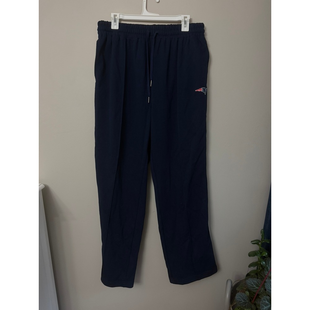 WEAR by Erin Andrews NFL Patriots Pants Women XL Navy Blue Striped Track NWT